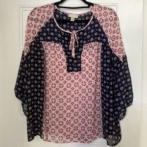 Floral BoHo Top